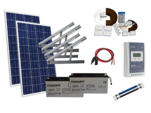 Solar 260 Mökkijärjestelmä PowerXon akuilla