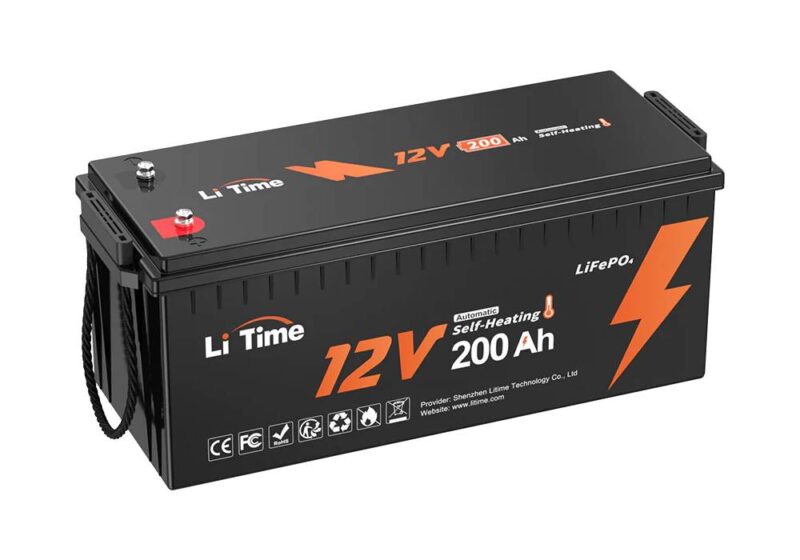 LiTime Heat Litium akku 12.8V/200Ah