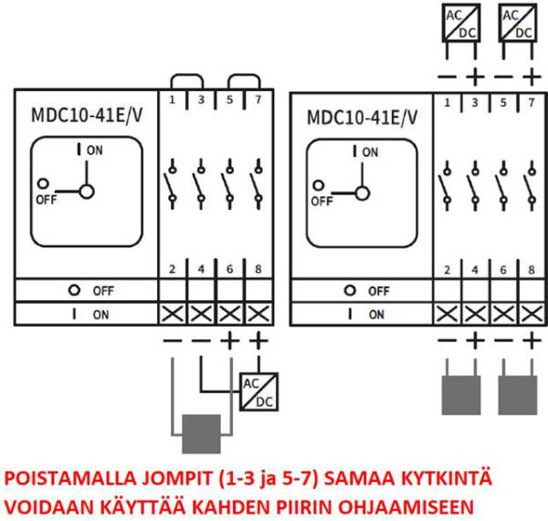 1500VDC turvakytkin kaavio